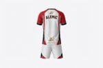 Custom football kits back view – Alemic Wear