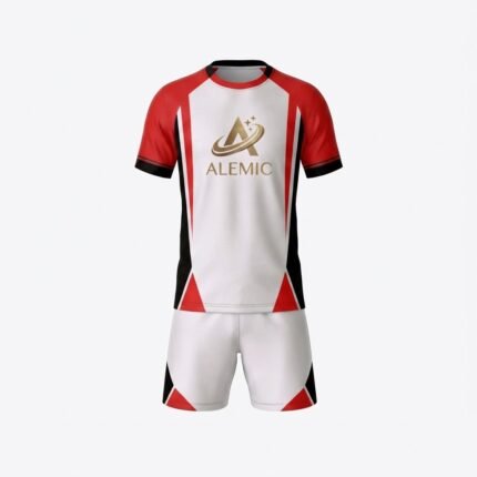 Custom football kits front view – Alemic Wear
