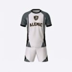 Custom football kits front view – Alemic Wear