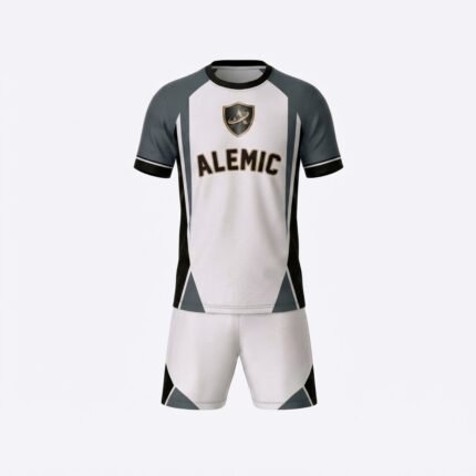 Custom football kits front view – Alemic Wear