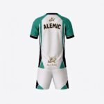 Custom football kits back view – Alemic Wear