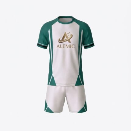 Custom football kits front view – Alemic Wear