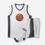 Custom basketball kits front view – Alemic Wear