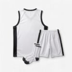 Custom basketball kits back view – Alemic Wear