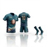 Custom volleyball uniforms back view – Alemic Wear