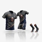 Custom volleyball uniforms front view – Alemic Wear