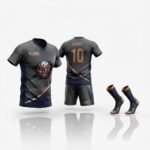 Custom volleyball uniforms back view – Alemic Wear