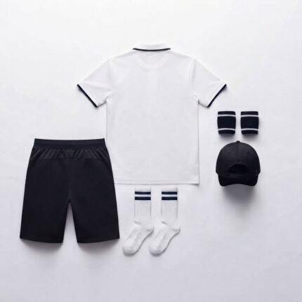 Custom tennis racket sportswear back view – Alemic Wear