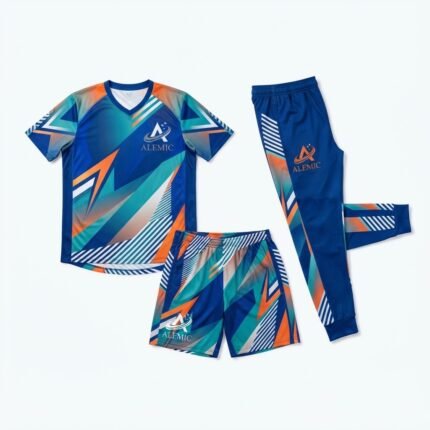 Custom team training kits front view – Alemic Wear